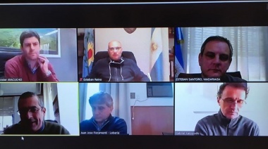 Intendentes de la región se reunieron virtualmente con el ministro de Obras nacional