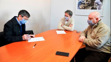 Lezama: recibieron los equipos para obra que duplicará el servicio de agua para la ciudad