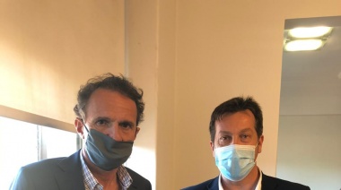 Necochea: Rojas y Katopodis avanzaron en la llegada de obras a la ciudad