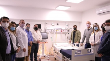 General Paz: con la presencia de Kreplak y Gollán, se inauguró la Unidad de Terapia Intensiva