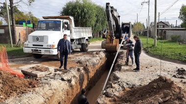 Maipú: jefe comunal recorrió obras en desagüe pluvial