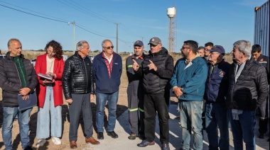 Avanza la construcción del nuevo destacamento de Bomberos Voluntarios en Playa Grande de San Clemente del Tuyú