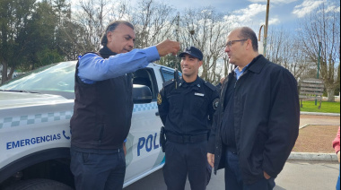 Refuerzo para la seguridad en Tordillo: se entregaron dos nuevos móviles policiales