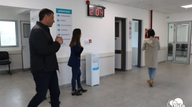Pila: recorrida del intendente Walker por las instalaciones del Caps