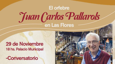 El orfebre Juan Carlos Pallarols visita Las Flores