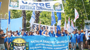UATRE dijo presente en la marcha convocada por la CGT contra la reforma laboral de Milei