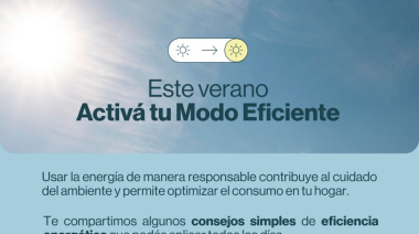 Ola de calor: EDEA recomienda el uso responsable de la energía eléctrica