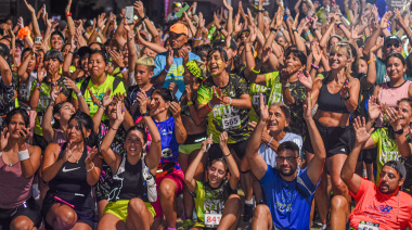Monte: récord histórico en la 10.ª Carrera Fluo con más de 1200 corredores