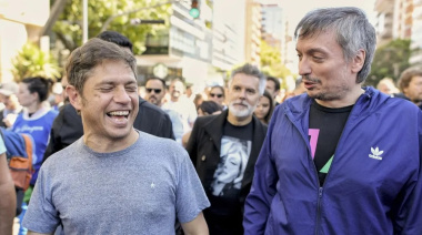 Máximo Kirchner dijo que La Cámpora "no le pone palos en la rueda" a Axel Kicillof