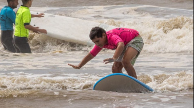 La Costa volvió a ser sede de la primera fecha del Circuito Argentino de Surf Adaptado 2026