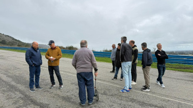 Balcarce: pilotos y representantes de la ACTC visitaron el Autódromo Juan Manuel Fangio