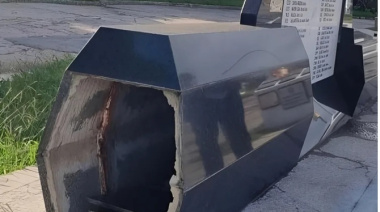Vandalizaron el memorial en honor a los tripulantes del ARA San Juan en Mar del Plata