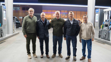 Monte: Castro participó de la reinauguración de estación de servicio de última generación
