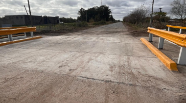 Monte: con recursos municipales, quedó habilitado el puente de Circunvalación