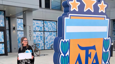 La Torta argentina de Dolores llegó a la mesa de la Scaloneta en la concentración del Mundial