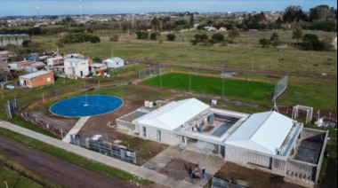 Avanza la obra de un espacio comunitario en Chascomús