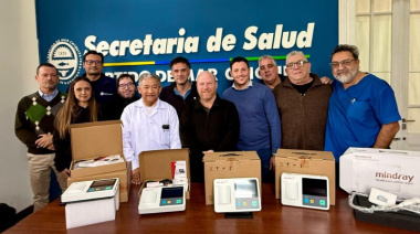 Mar Chiquita incorpora cuatro electrocardiógrafos y un transductor para ecocardio para fortalecer el servicio de salud pública
