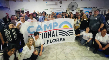 Campo Nacional presentó su espacio político y territorial en Las Flores