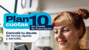Aguas Bonaerenses ofrece un plan de hasta 10 cuotas sin interés de financiación para regularizar deuda
