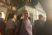 Intendente participó de la caminata a Luján y dejó un sentido mensaje en sus redes sociales