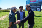 Castelli: Katopodis supervisó los trabajos de limpieza en la laguna La Rosita