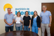 Monte: firma de convenio para la cesión de terreno a la asociación civil Lazoos
