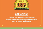 Pila: suspenden evento debido al alerta meteorológica