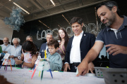 Kicillof recorrió la muestra “Vidas submarinas: ciencia, arte y soberanía” en el Museo MAR de Mar del Plata