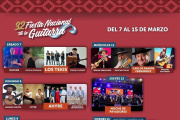 Se viene en Dolores la Fiesta Nacional de la Guitarra en Dolores: noche por noche, los artistas en escena