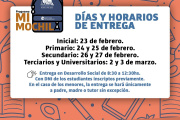Pila: el 23 de febrero comienza la entrega del Programa Mi Mochila