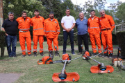 Pila: el intendente entregó herramientas para fortalecer el vivero de Vialidad