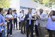 Tandil: Kicillof inauguró el nuevo edificio de la Escuela Secundaria N°13 en el paraje De la Canal