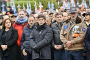 Kicillof participó del acto por el Día de los veteranos y los caídos en Malvinas en Ushuaia