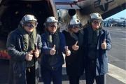 Milei voló a un portaaviones nuclear de EEUU y se entrevistó con un alto mando militar