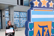 La Torta argentina de Dolores llegó a la mesa de la Scaloneta en la concentración del Mundial