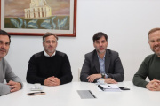 Integrantes de la liga de intendentes se reunieron con Echarren en Castelli