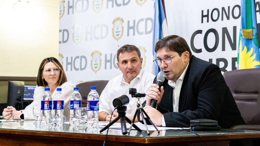 Las Flores: Blainstein inauguró el período de sesiones en el HCD local